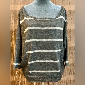 MUDD Loose Fit Striped Sweater. Size L